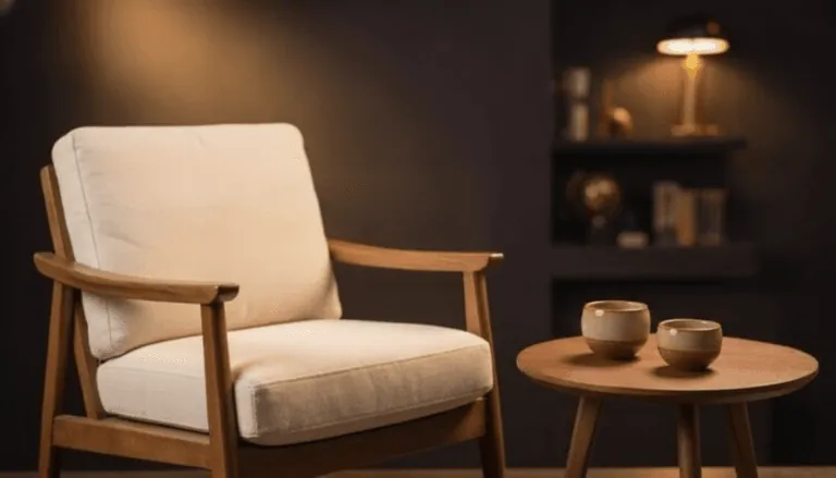 Solitude après la retraite : fauteuil cosy et deux tasses de thé symbolisant le lien retrouvé